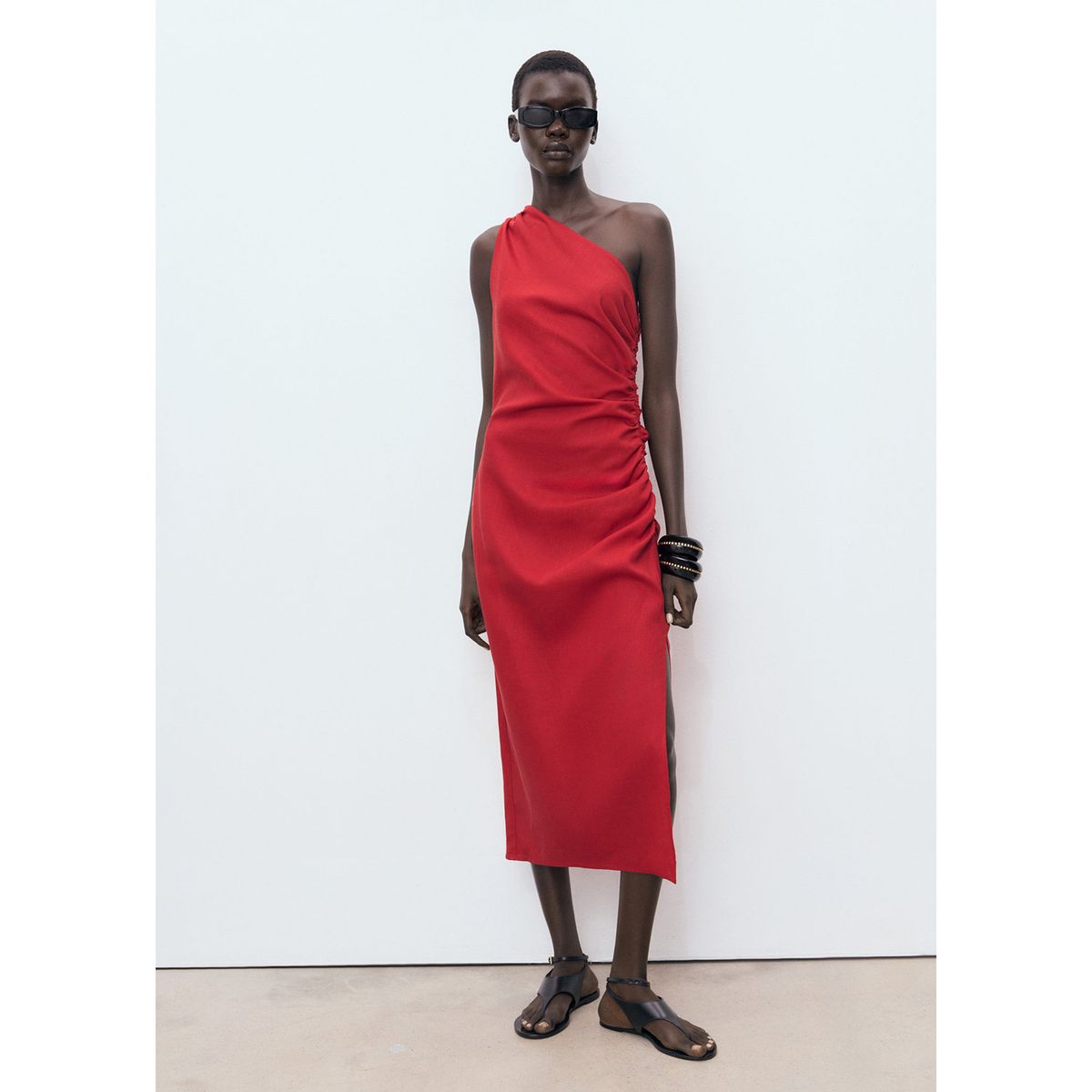 MANGO - Vestido Largo Mujer Mango