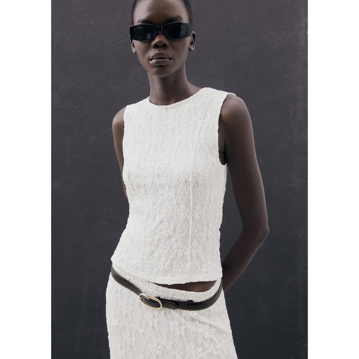 MANGO - Falda Midi Mujer Mango