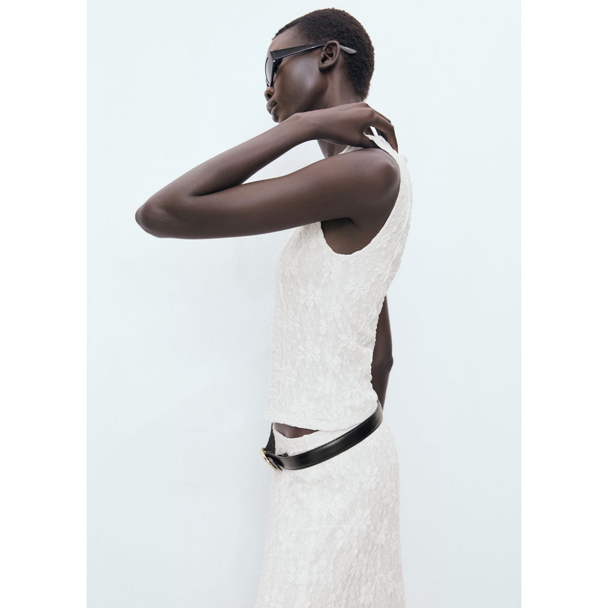 MANGO - Top Sin Mangas Mujer Mango