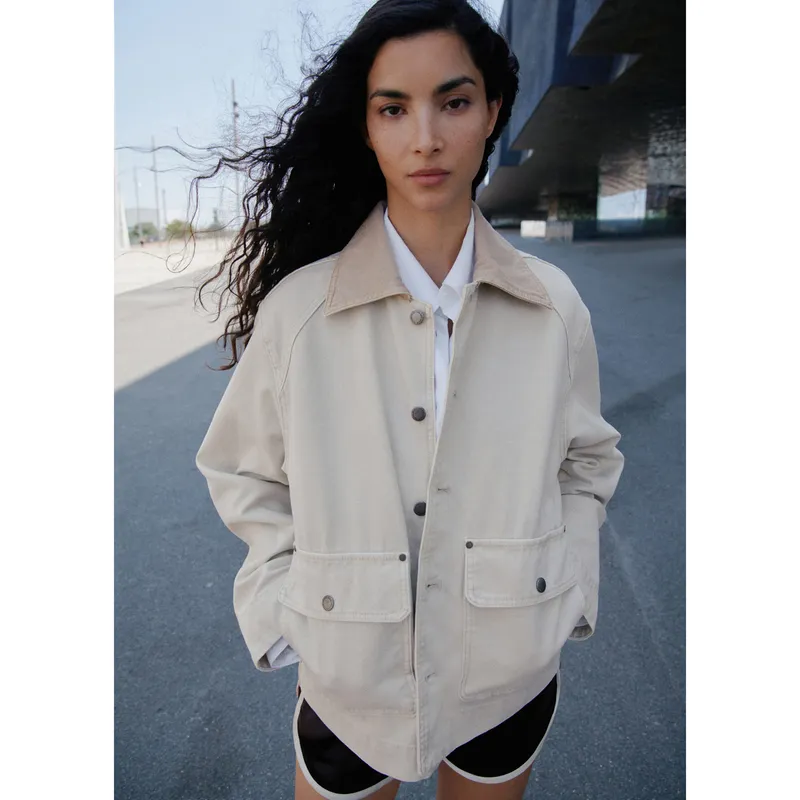 MANGO - Casaca Denim Mujer Mango