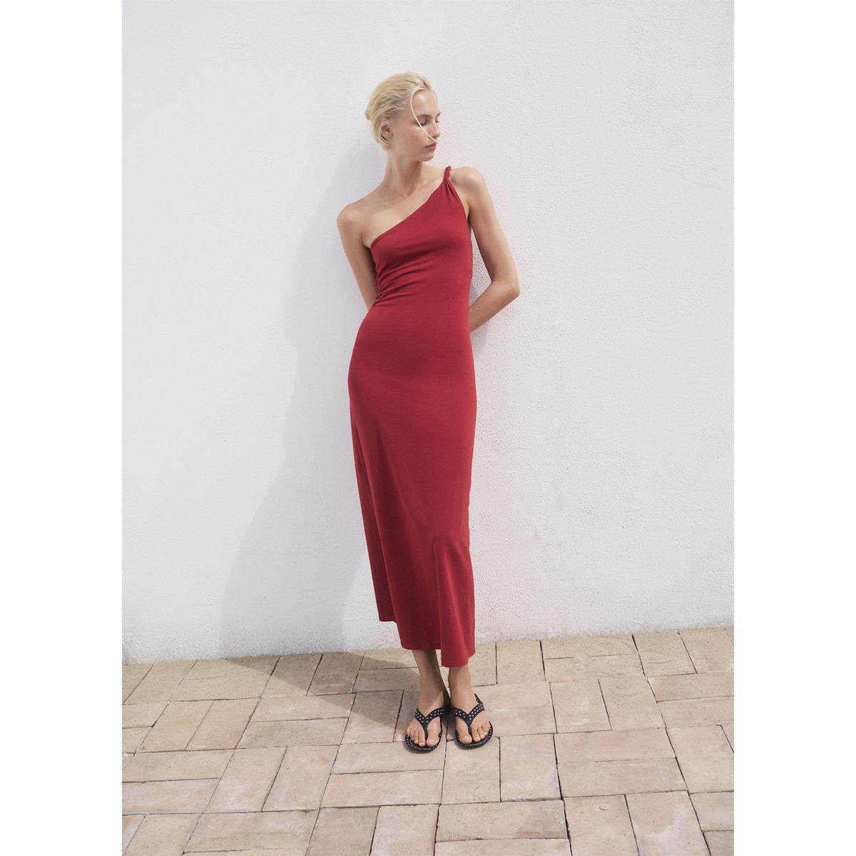 MANGO - Vestido Largo Mujer Mango