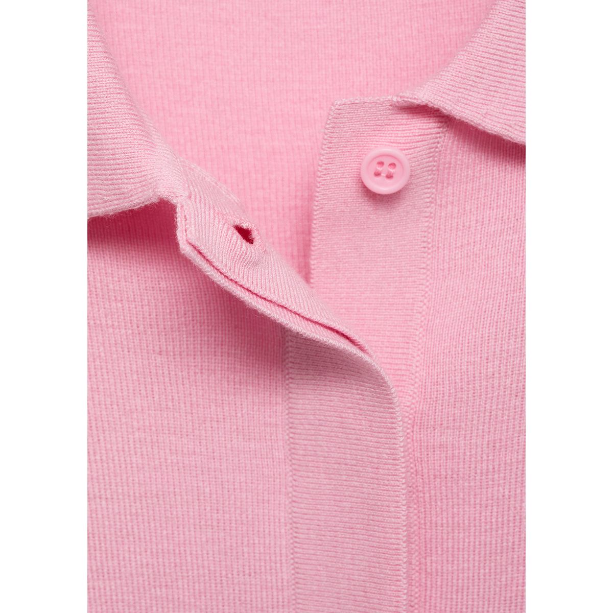 MANGO - Polo Chompa Manga Corta Mujer Mango