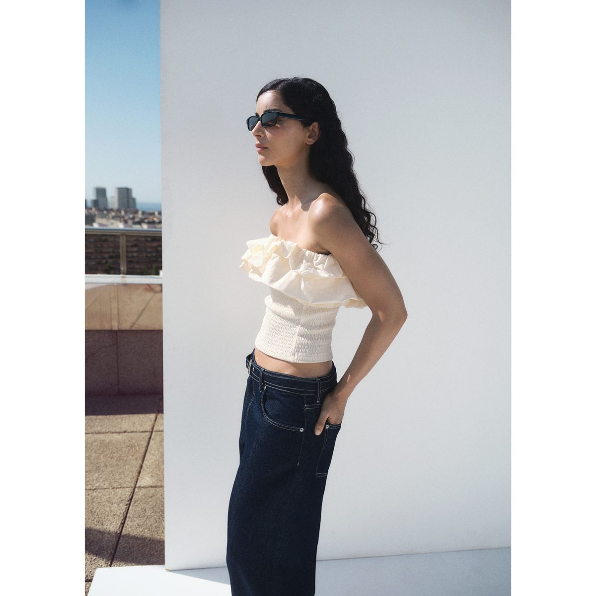 MANGO - Top Sin Mangas Mujer Mango