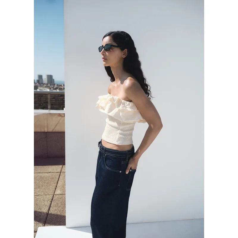 MANGO - Top Sin Mangas Mujer Mango