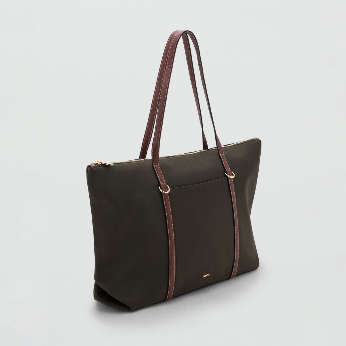 MANGO - Cartera Tote Cobalt Mujer Mango