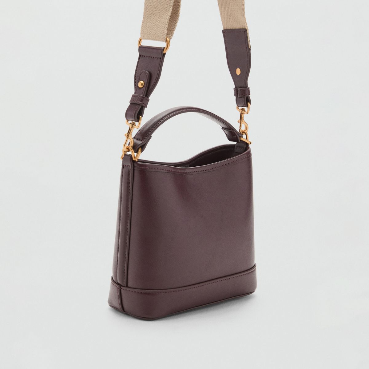 MANGO - Cartera Bucket Isolda Mujer Mango