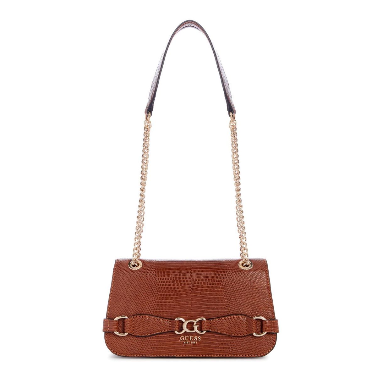 GUESS - Cartera Crossbody Arlena Convertible Flap Taupe Mujer Guess
