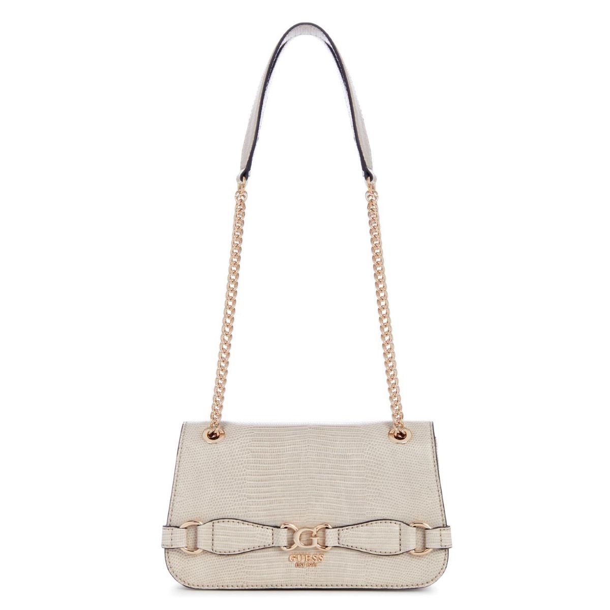 GUESS - Cartera Crossbody Arlena Convertible Flap Taupe Mujer Guess