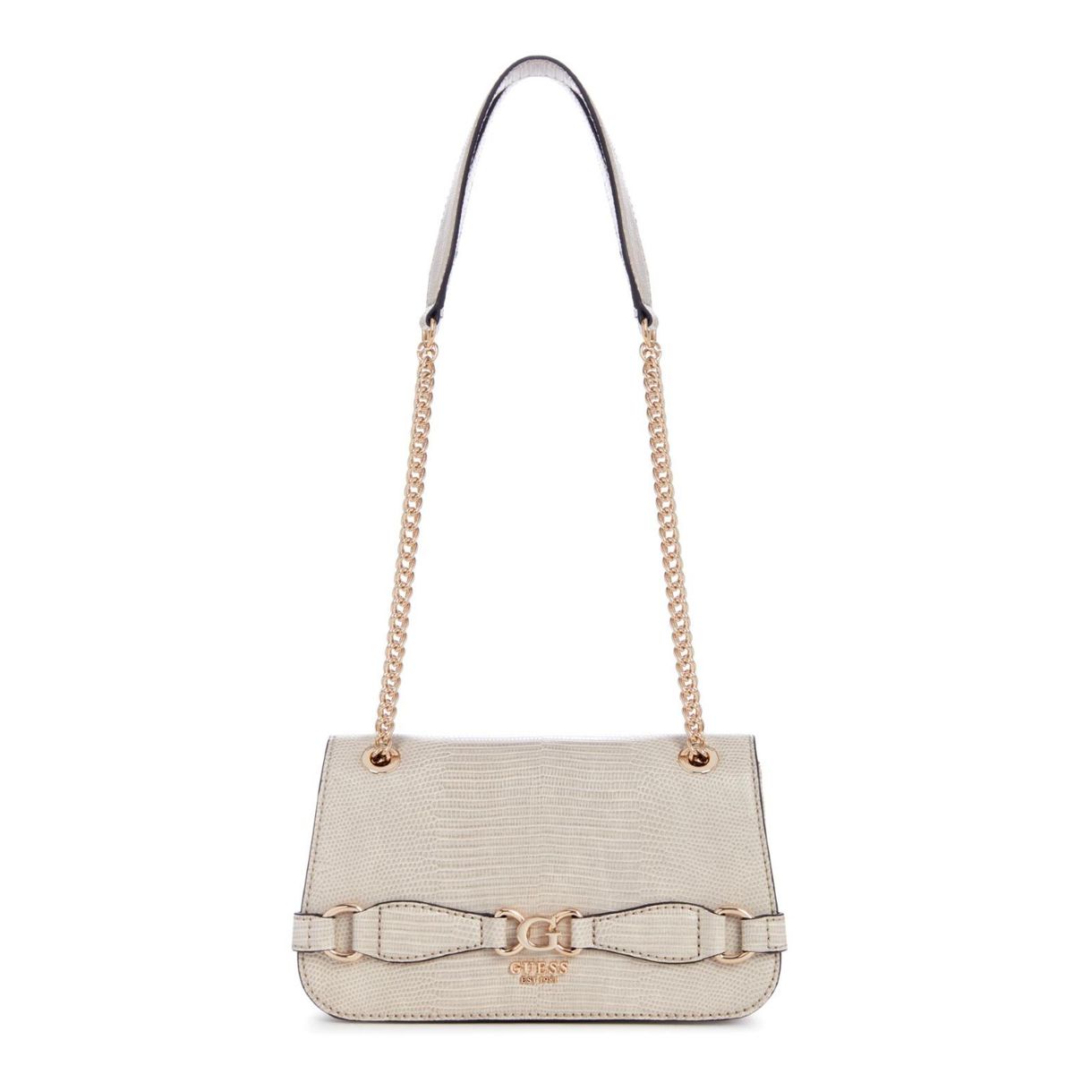 GUESS - Cartera Crossbody Arlena Convertible Flap Taupe Mujer Guess