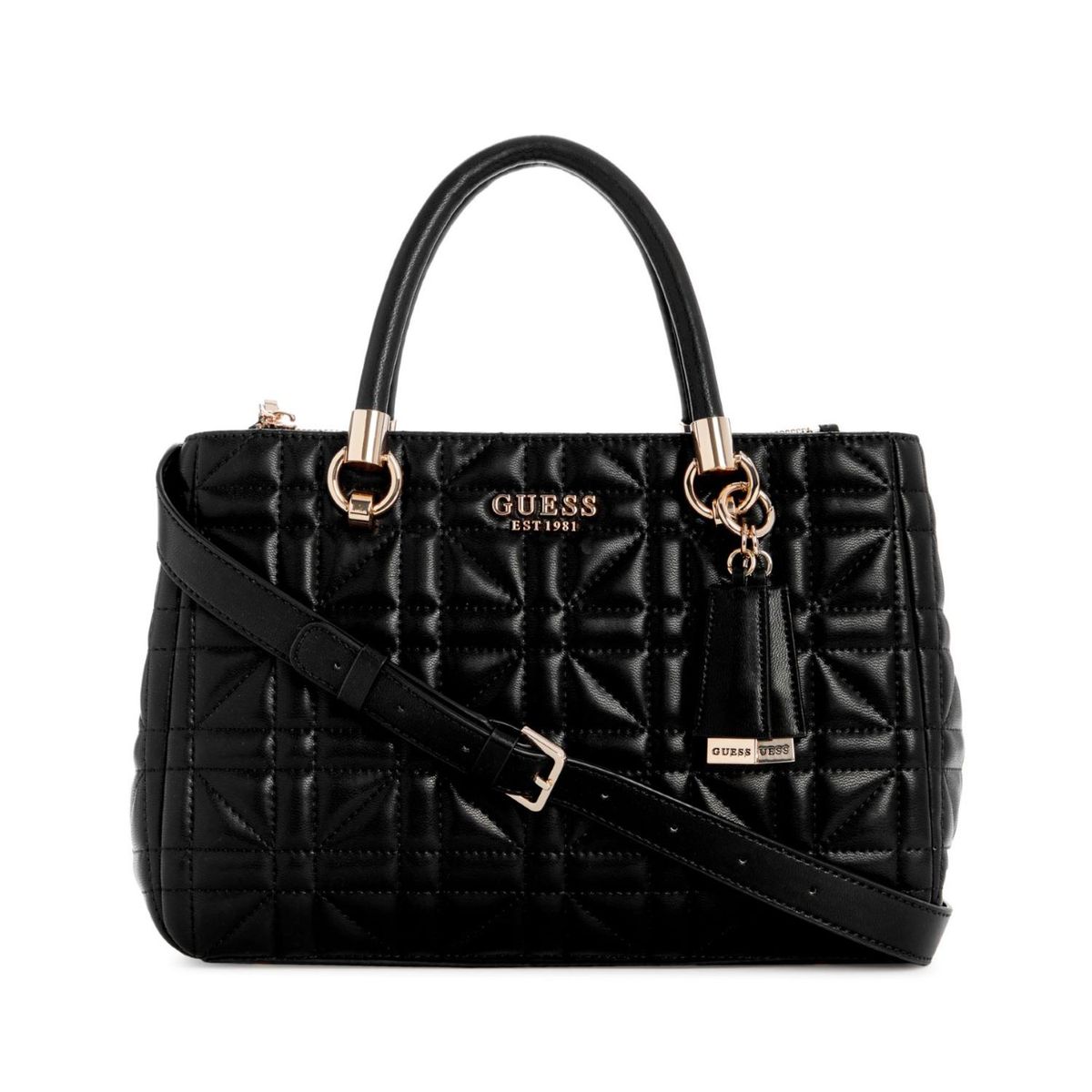 GUESS - Cartera Satchel Assia High Society Mujer Guess