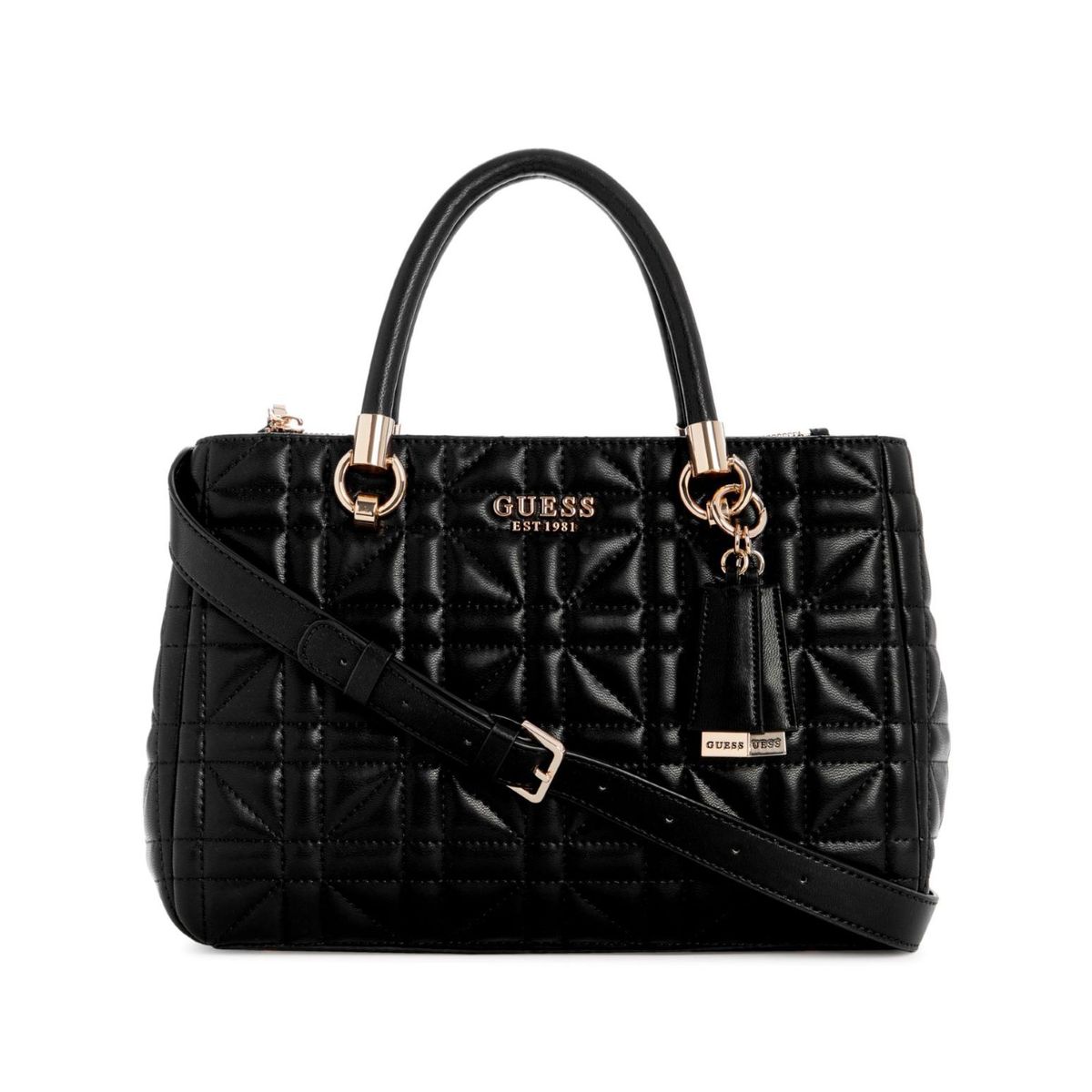 GUESS - Cartera Satchel Assia High Society Mujer Guess