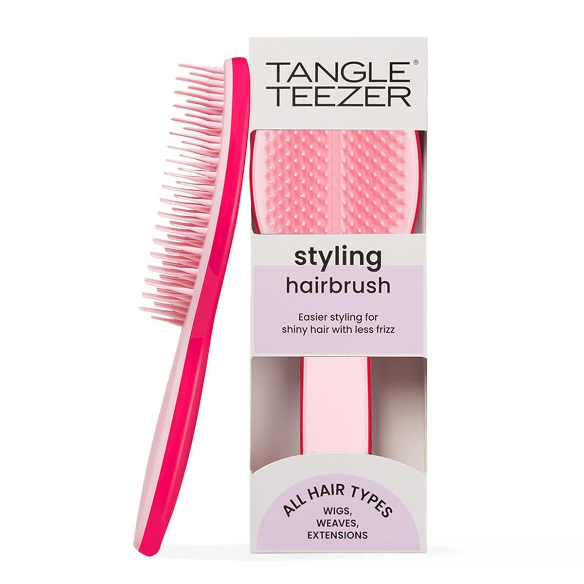 TANGLE TEEZER - Tangle Teezer Cepillo Desenredante Styler Bright Pink