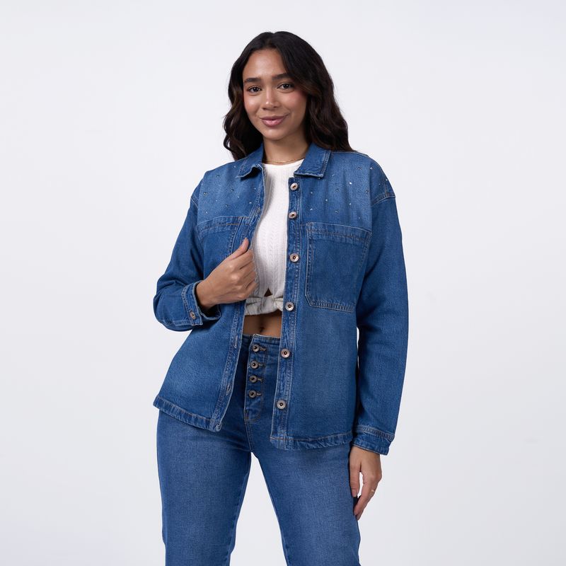 TAYSSIR - Casaca Jean Mujer Tayssir