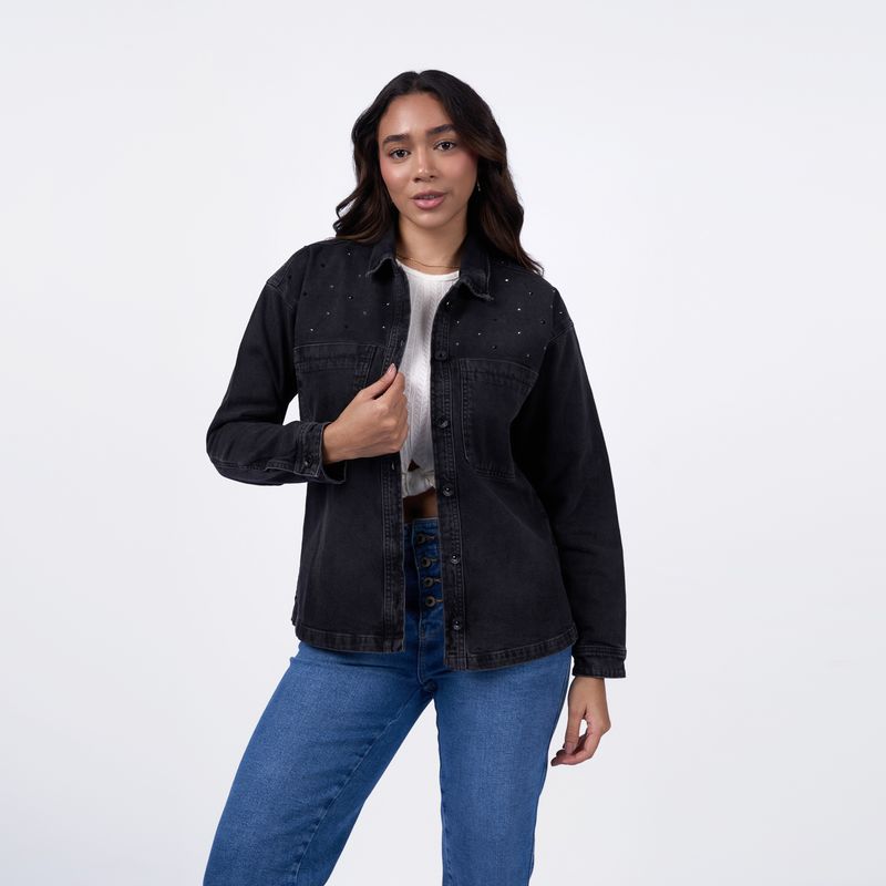 TAYSSIR - Casaca Jean Mujer Tayssir