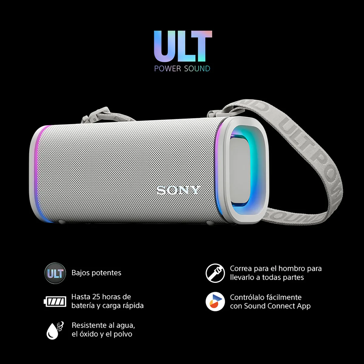 SONY - Sony Parlante Bluetooth SRS-ULT50 Portátil ULT FIELD 5
