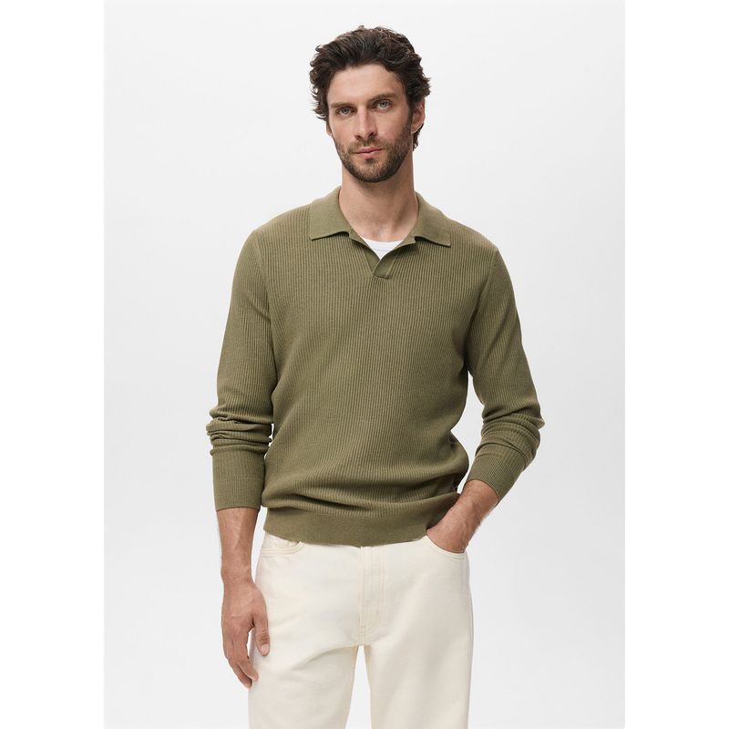 MANGO - Polo Casual Hombre Man