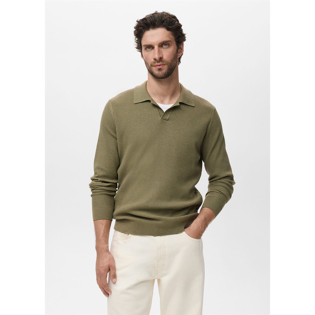 MANGO - Polo Casual Hombre Man