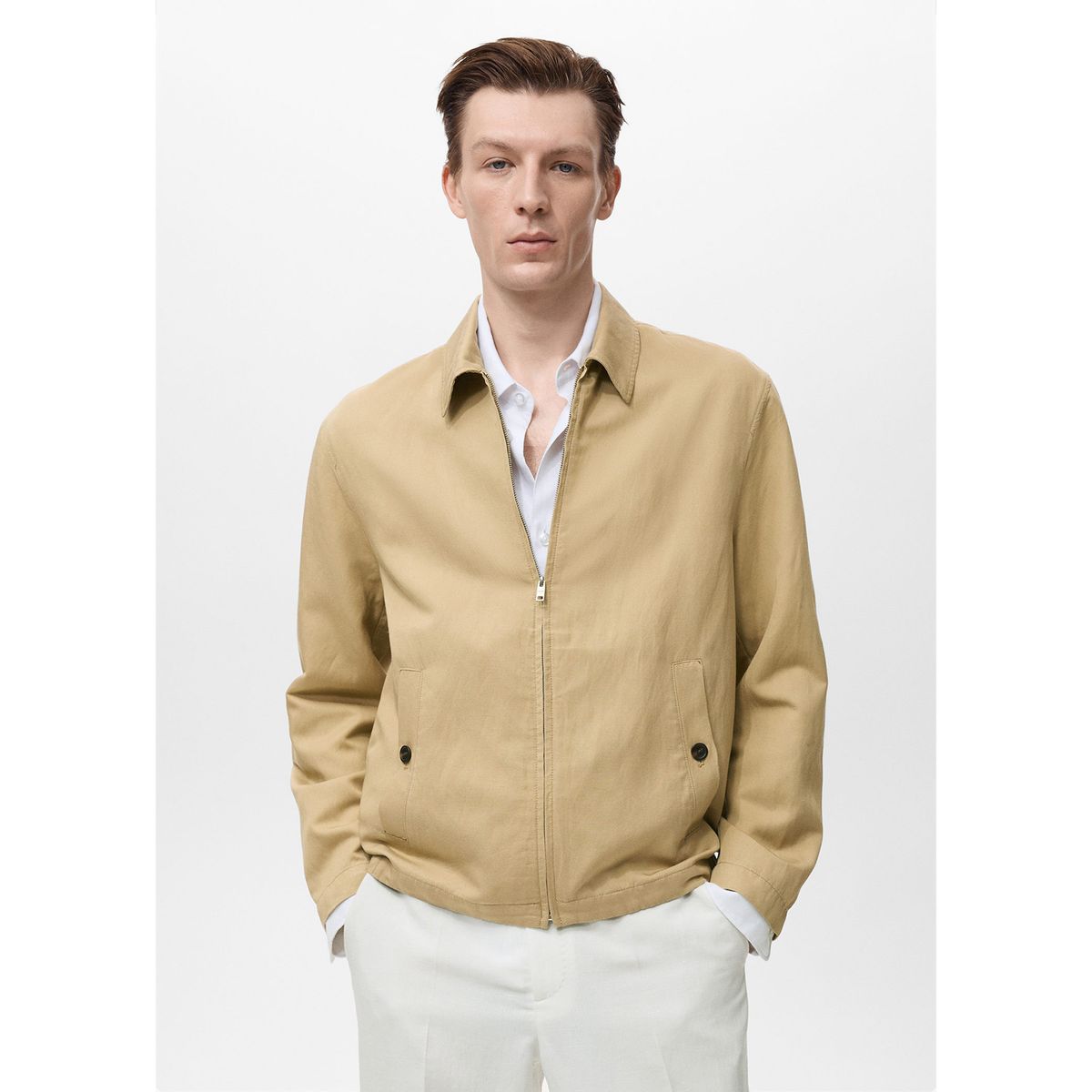 MANGO - Casaca Casual Regular Fit Mango Man