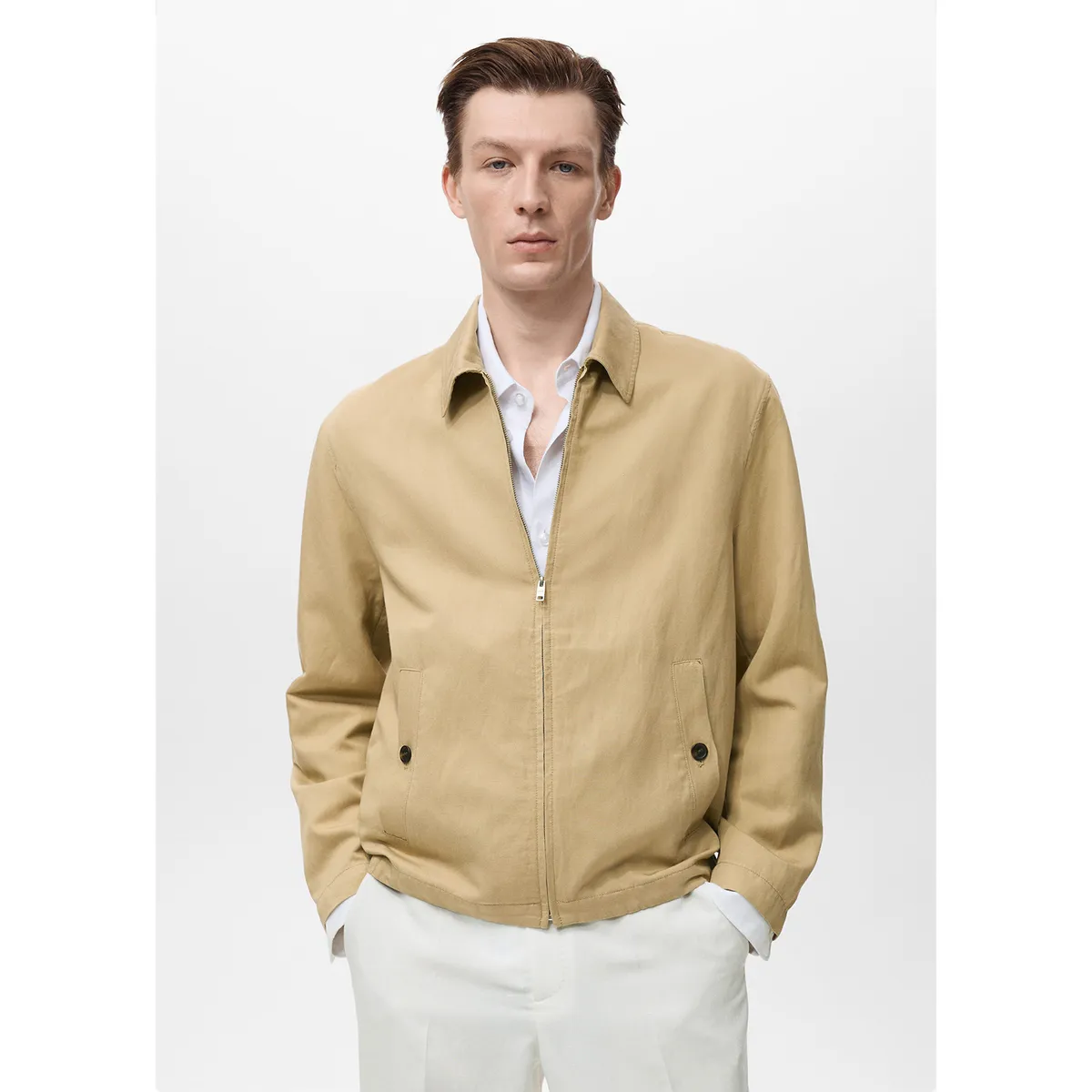 MANGO - Casaca Casual Regular Fit Mango Man