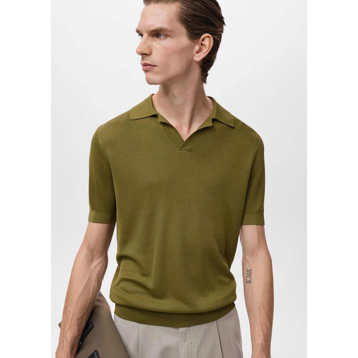 MANGO - Polo Casual Hombre Man