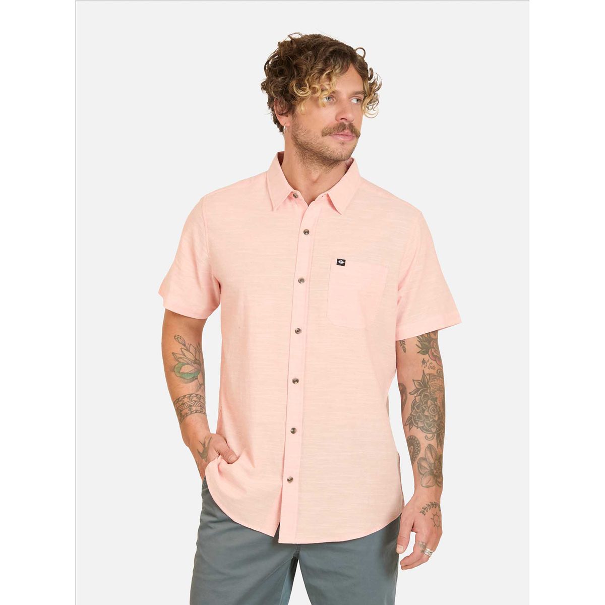 RIP CURL - Camisa Manga Corta Rip Curl Hombre