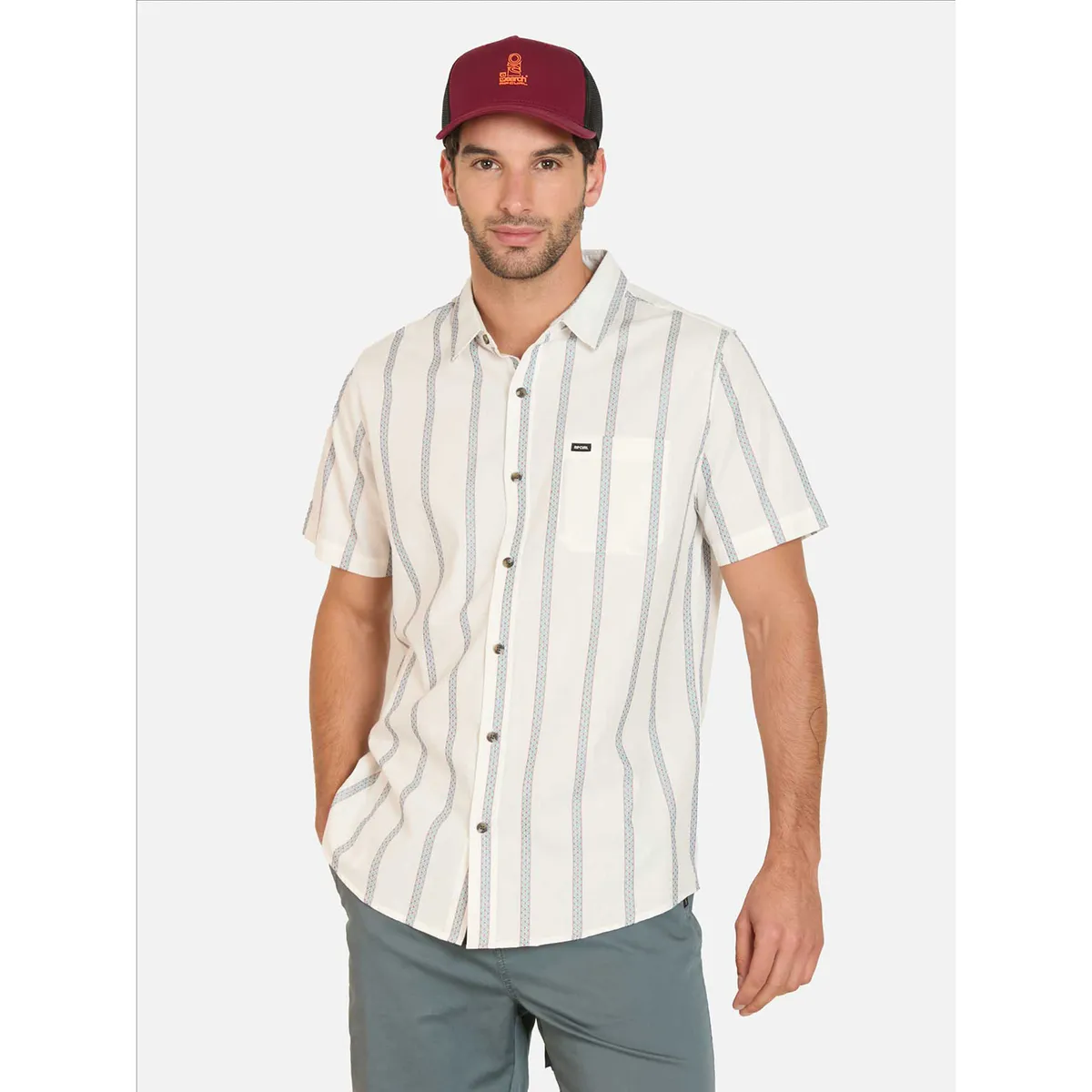 RIP CURL - Camisa Manga Corta Rip Curl Hombre