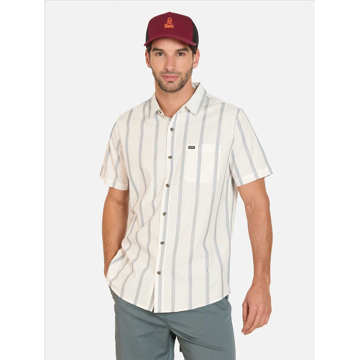 RIP CURL - Camisa Manga Corta Rip Curl Hombre