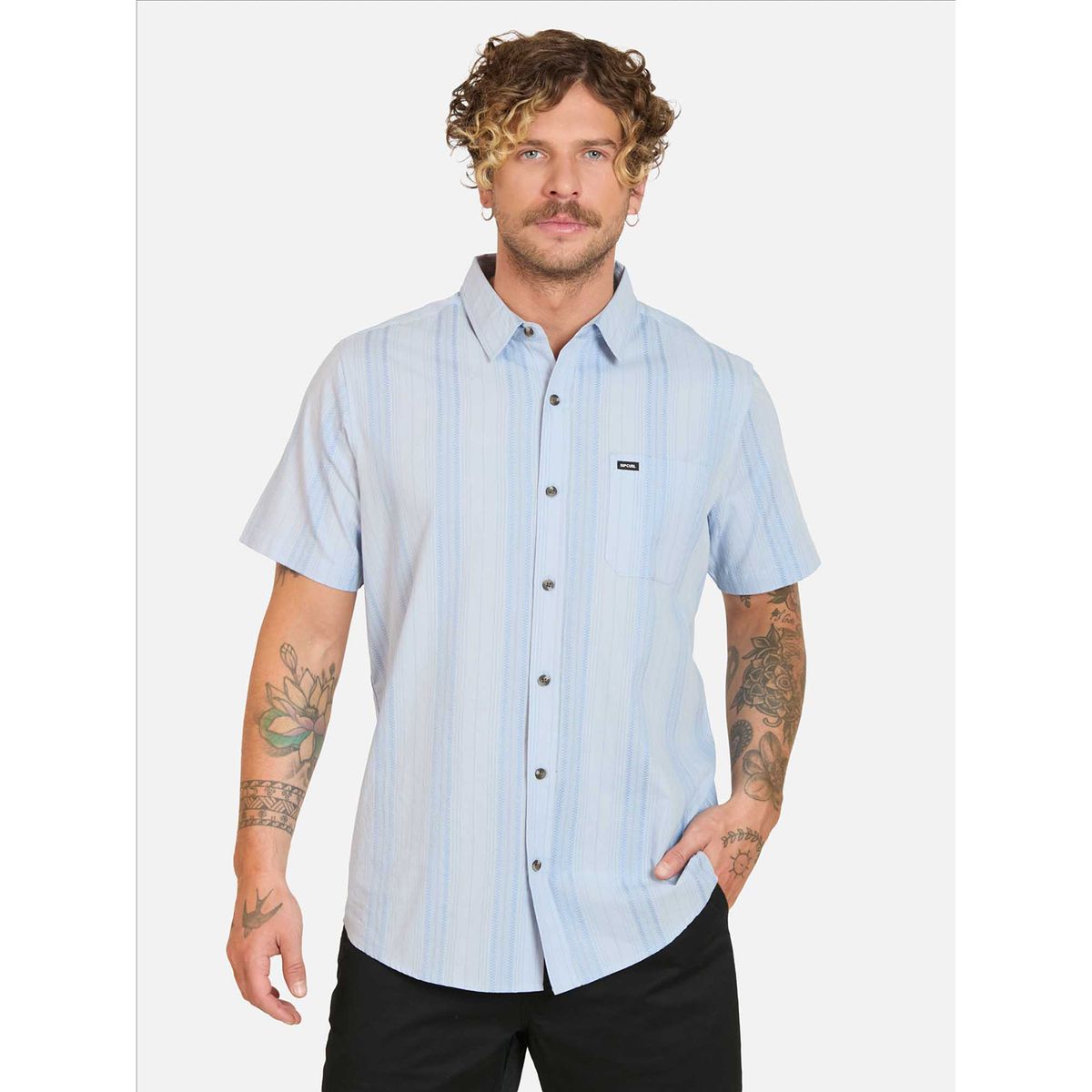 RIP CURL - Camisa Manga Corta Rip Curl Hombre