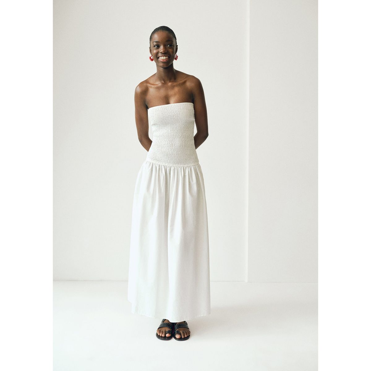 MANGO TEEN - Vestido Largo Mujer Mango Teen