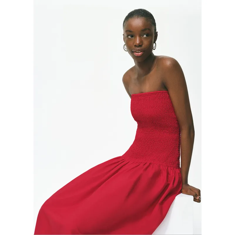 MANGO TEEN - Vestido Largo Mujer Mango Teen