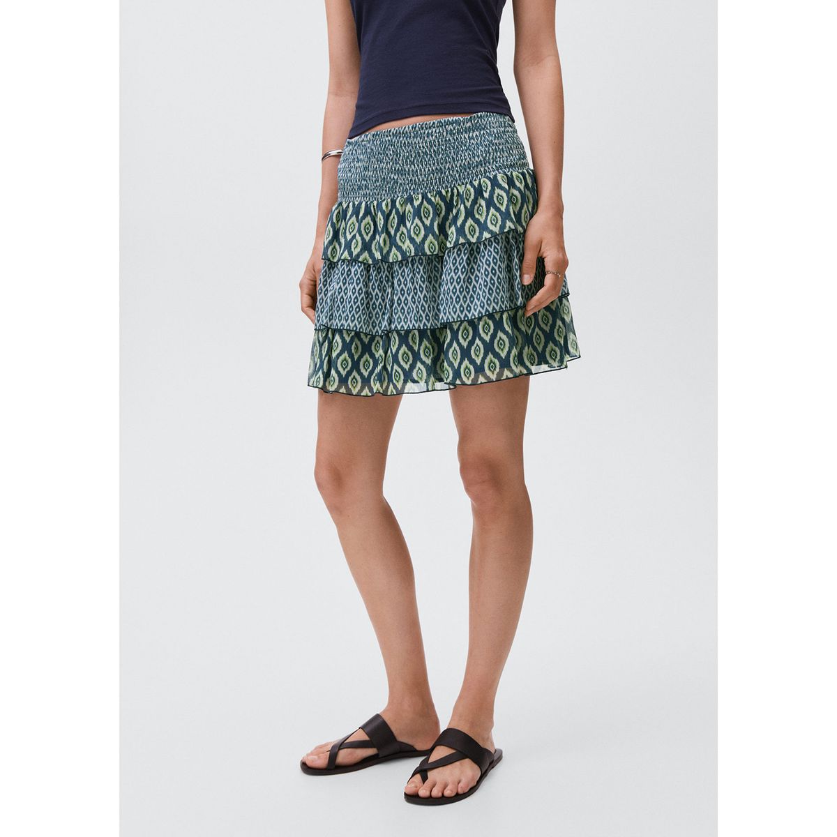 MANGO TEEN - Falda Corta Mujer Mango Teen