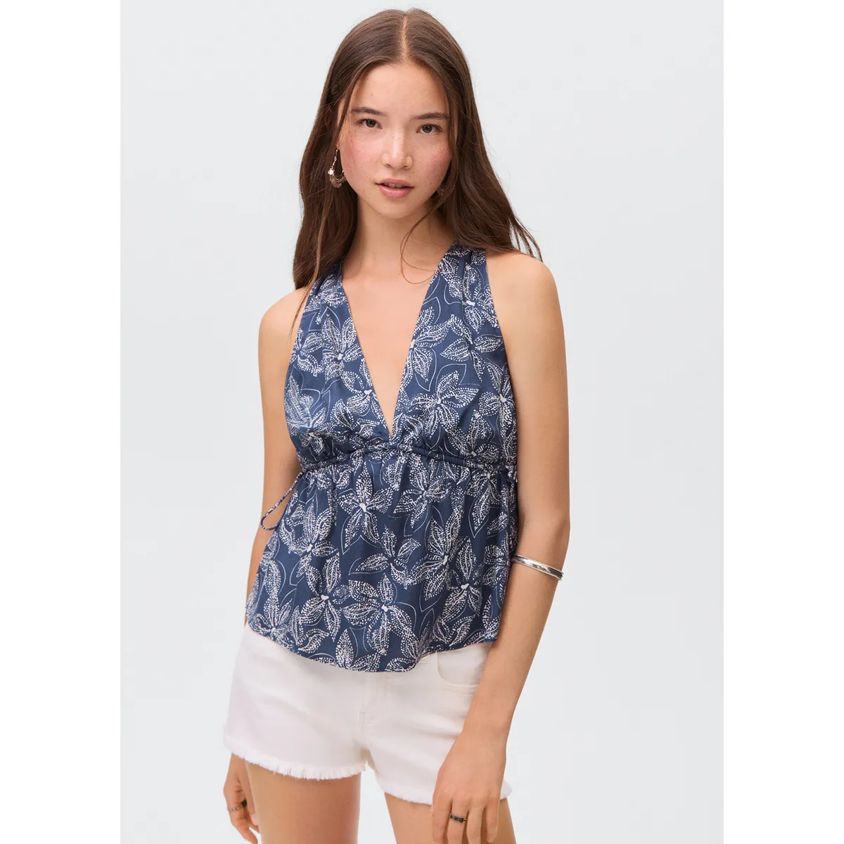 MANGO TEEN - Top Sin Mangas Mujer Mango Teen