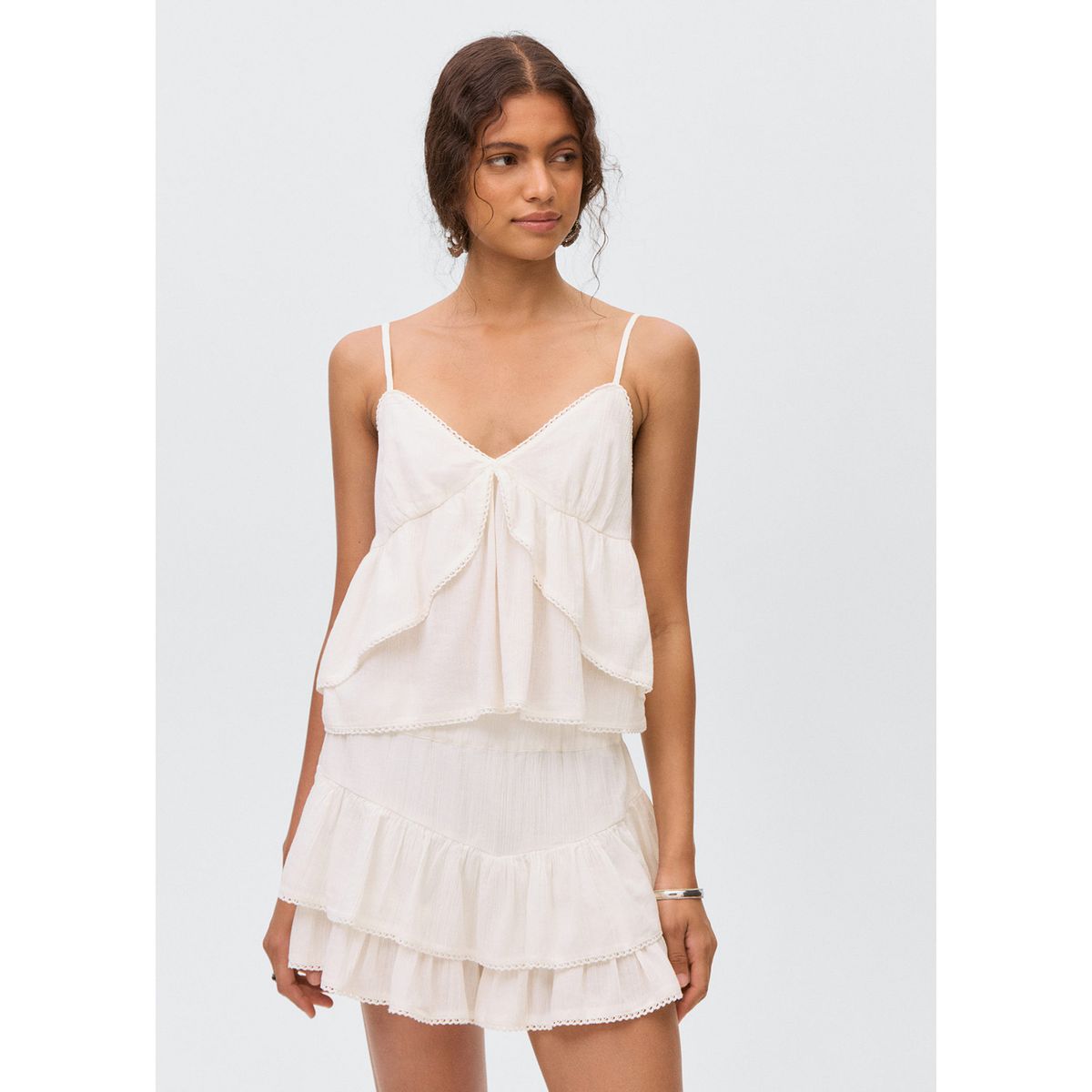 MANGO TEEN - Top Sin Mangas Mujer Mango Teen