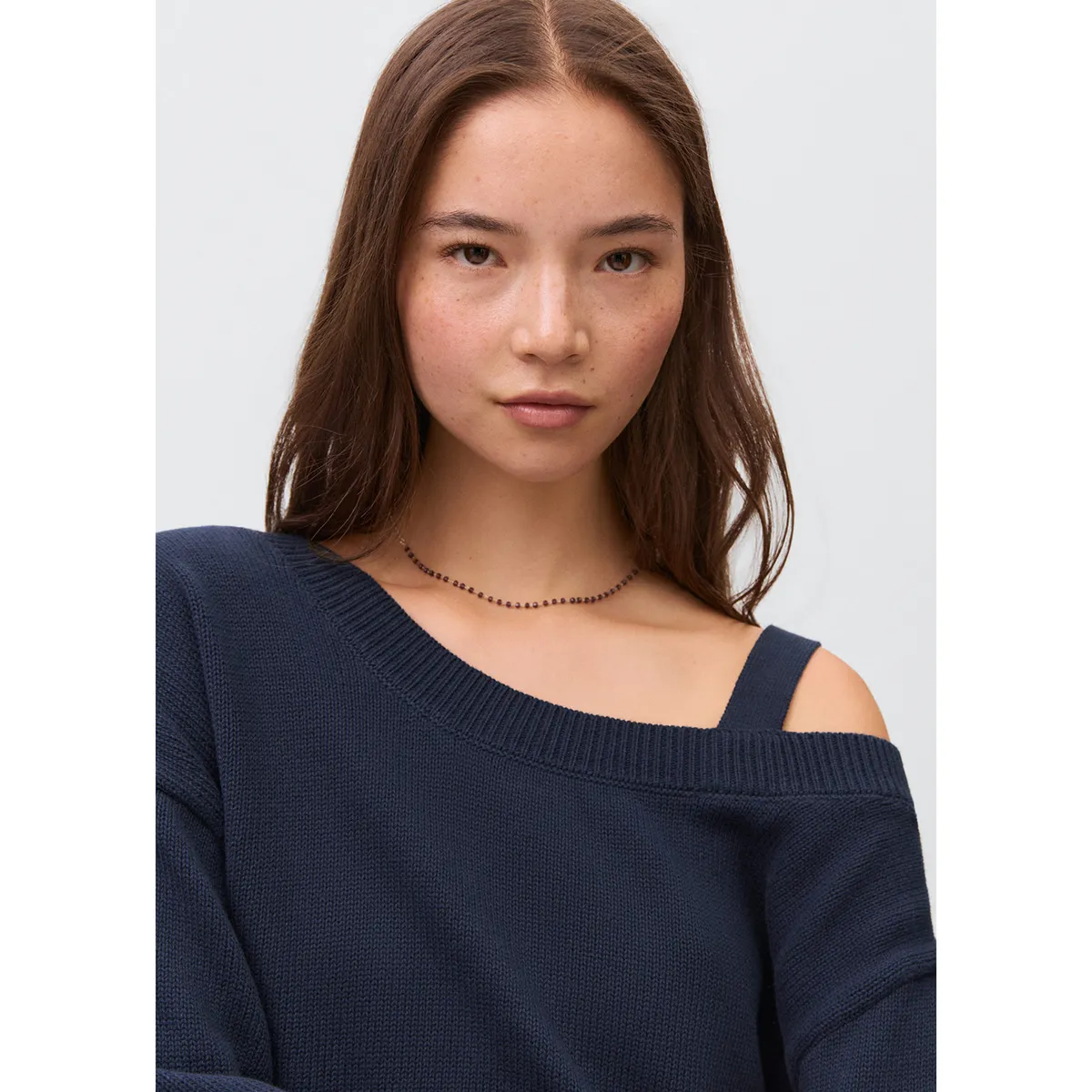 MANGO TEEN - Chompa Asimétrica Mujer Mango Teen