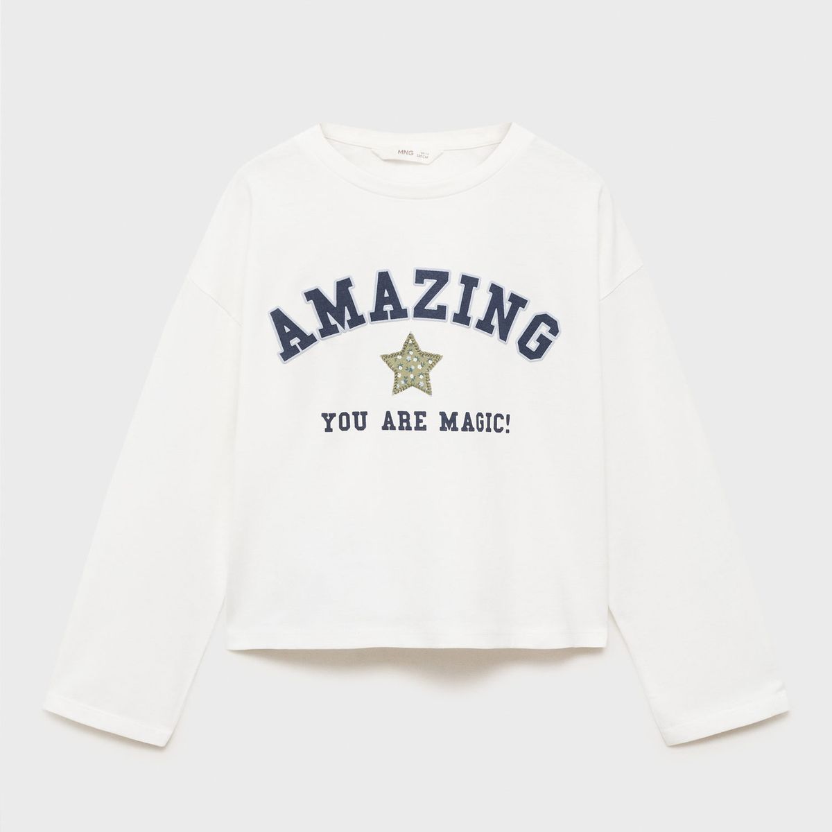 MANGO KIDS - Polo Niña Manga Larga Algodón Mango Kids