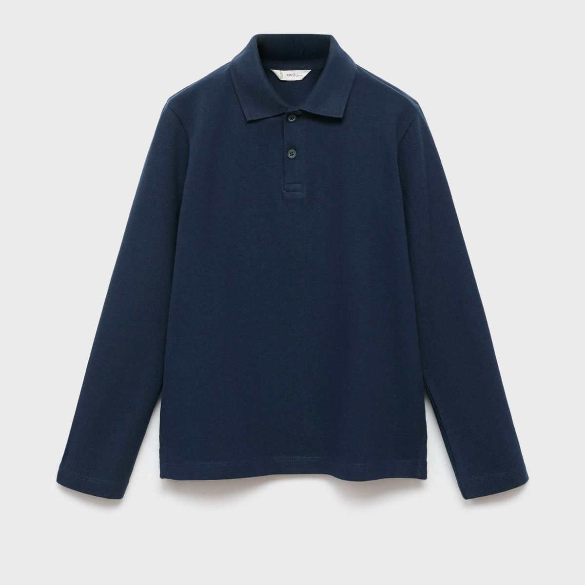 MANGO KIDS - Polo Niño Manga Larga Algodón Mango Kids