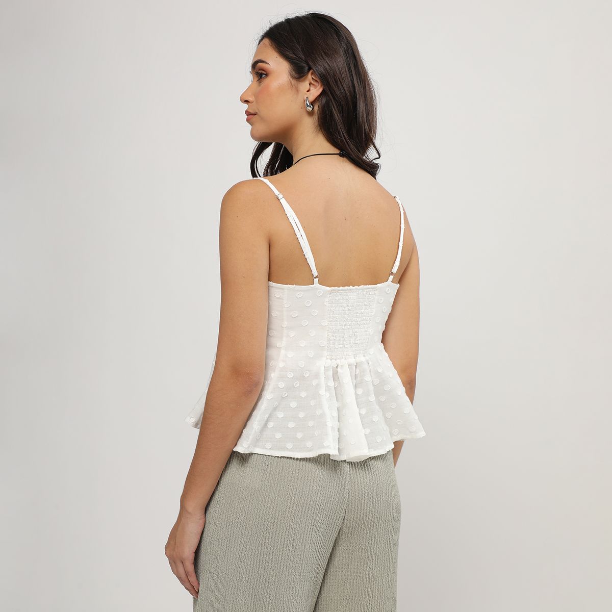 SYBILLA - Blusa Sin Mangas Mujer Sybilla