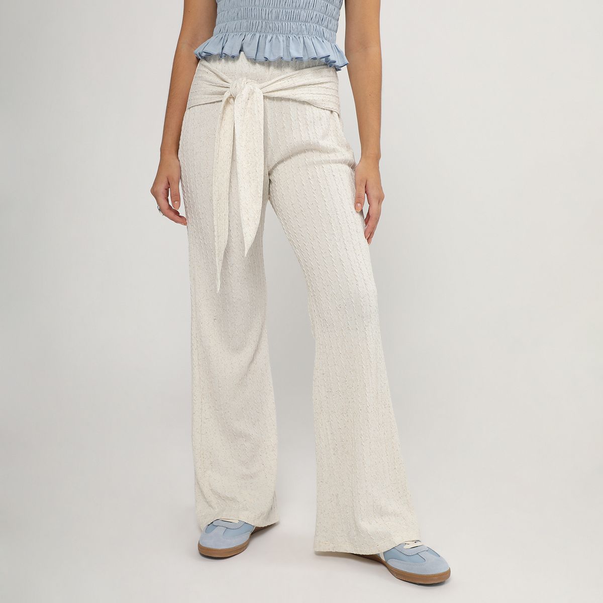 SYBILLA - Pantalón Tiro Alto Mujer Sybilla