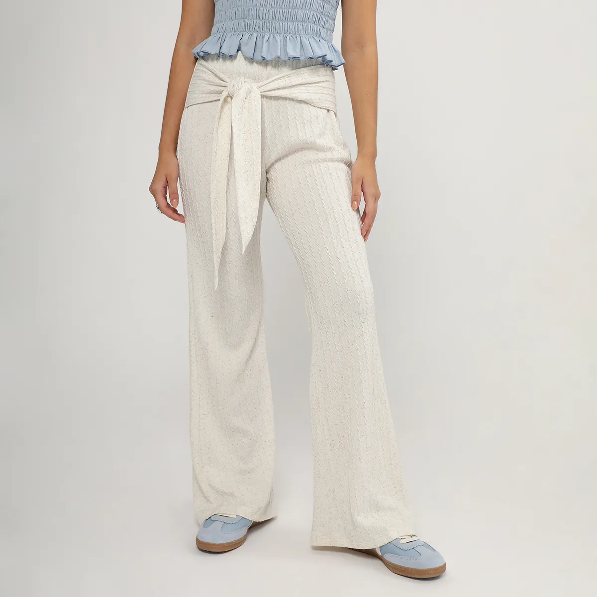 SYBILLA - Pantalón Tiro Alto Mujer Sybilla