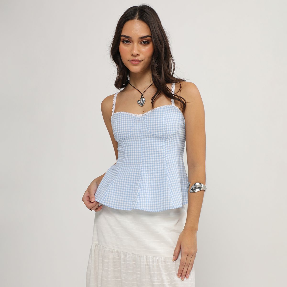 SYBILLA - Blusa Sin Mangas Mujer Sybilla