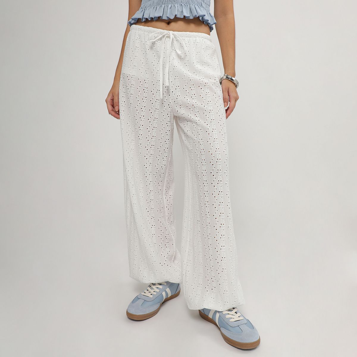 SYBILLA - Pantalón Tiro Alto Mujer Sybilla