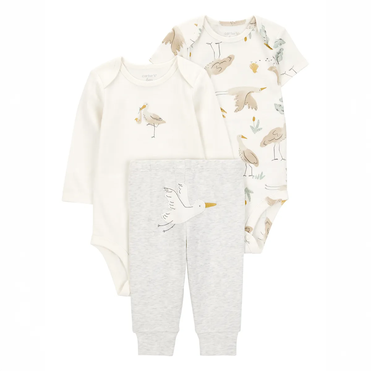 CARTERS - Conjunto Bebé Niño Niña 3 Piezas Algodón Carters