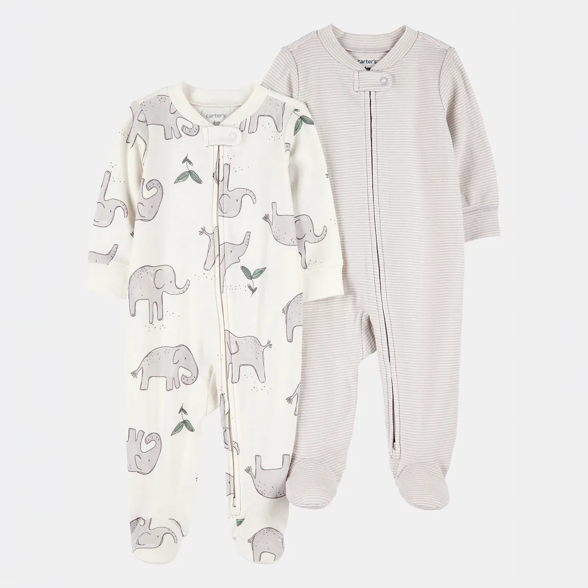 CARTER'S - Pijama Bebé Niño Niña Pack X2 Algodón Carters