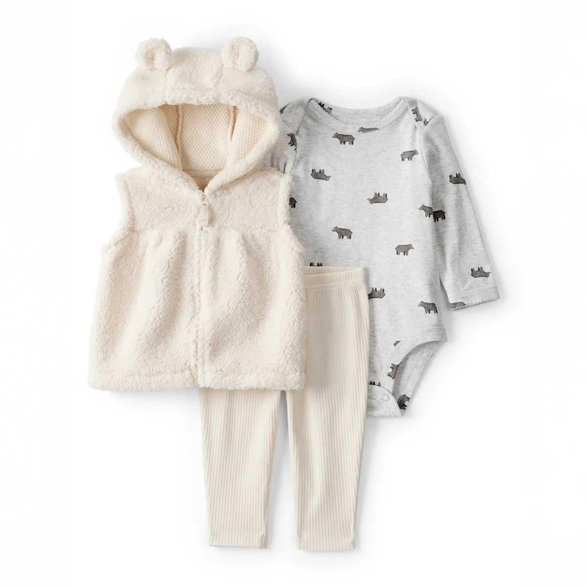 CARTERS - Conjunto Bebé Niña 3 Piezas Algodón Carters