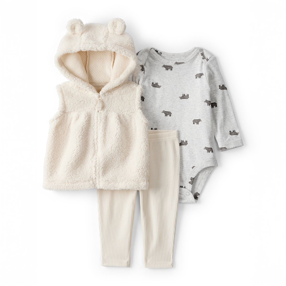 CARTER'S - Conjunto Bebé Niña 3 Piezas Algodón Carters