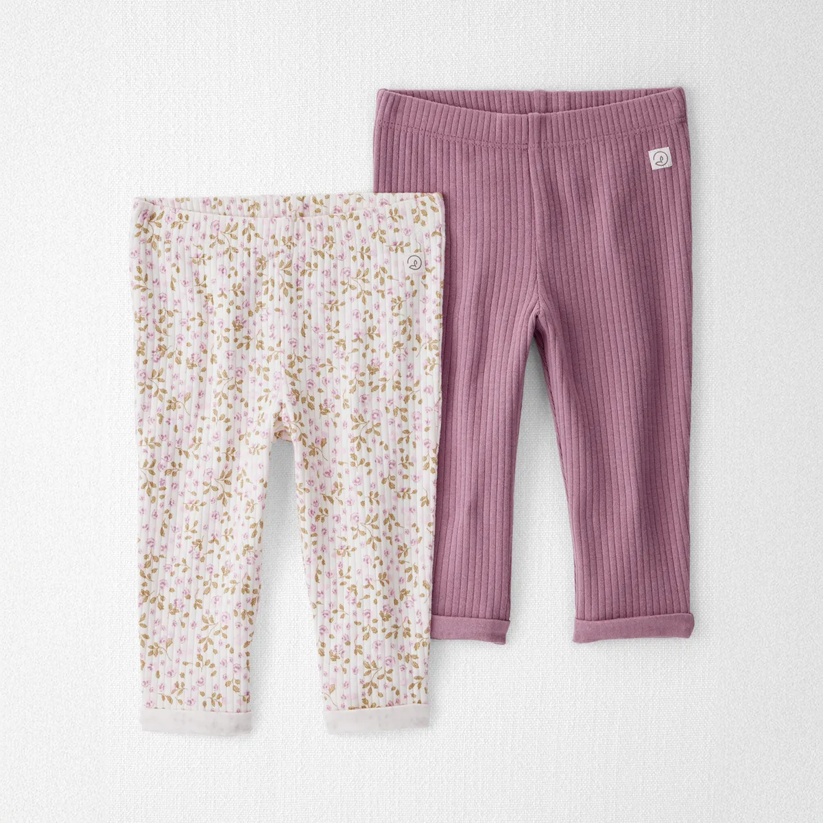 CARTER'S - Pantalón Pack X2 Bebé Niña Algodón Carters