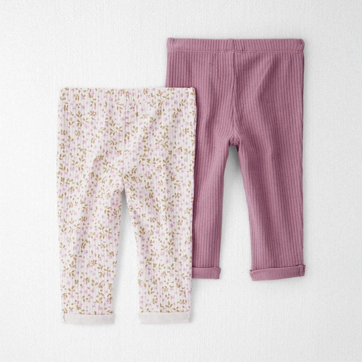 CARTER'S - Pantalón Pack X2 Bebé Niña Algodón Carters