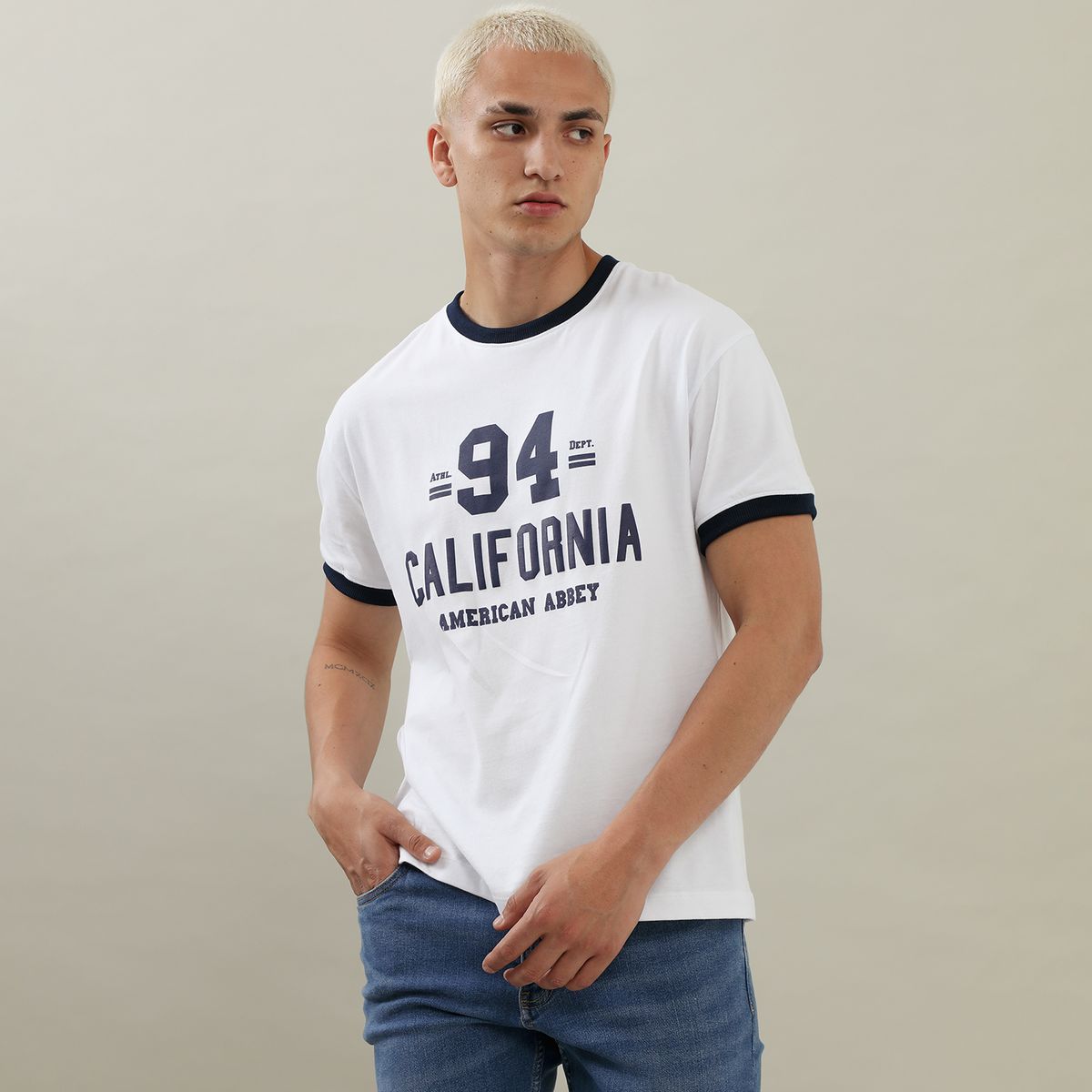 AMERICAN ABBEY - Polo Algodón Casual Hombre American A