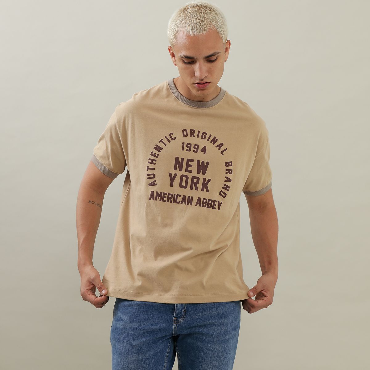 AMERICAN ABBEY - Polo Algodón Casual Hombre American A