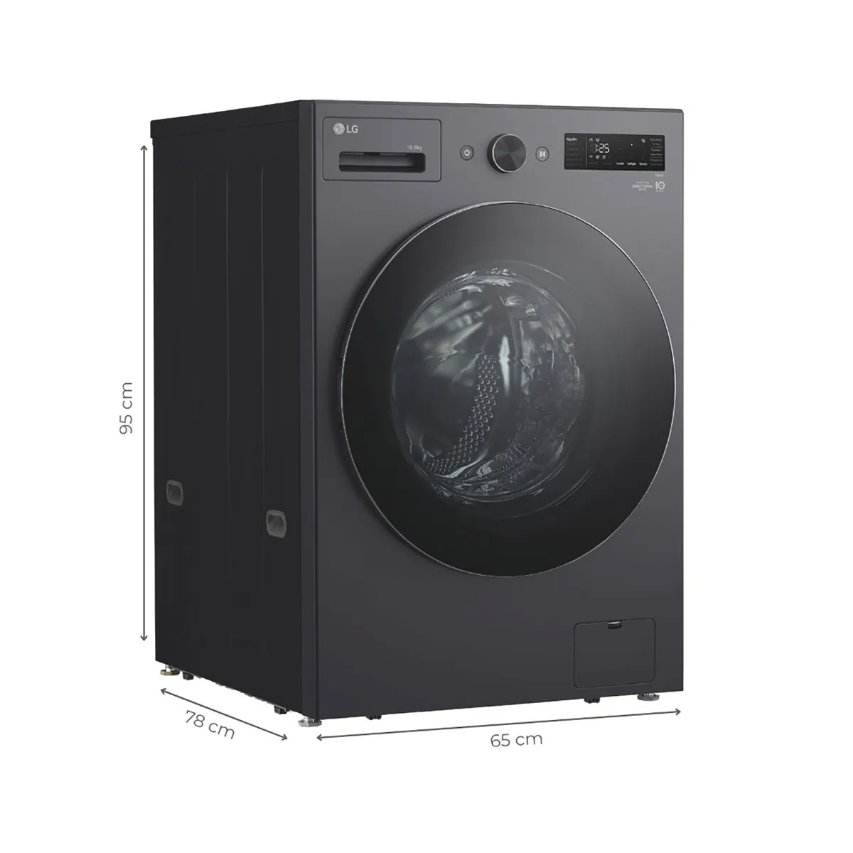LG - Lavaseca WD16EGNTS6P 16/8KG IA Carga Frontal Grafito LG